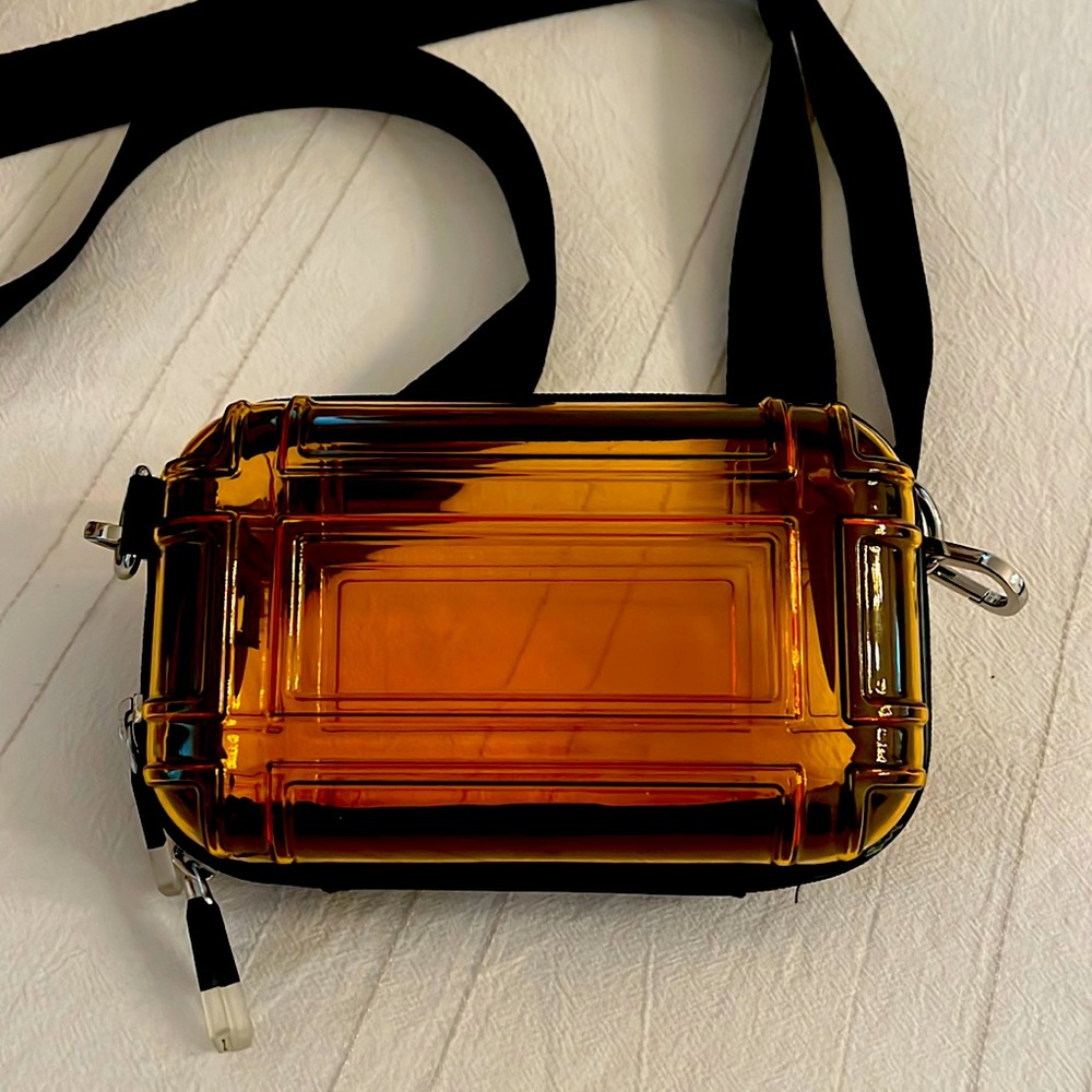 Zara clear yellow crossbody